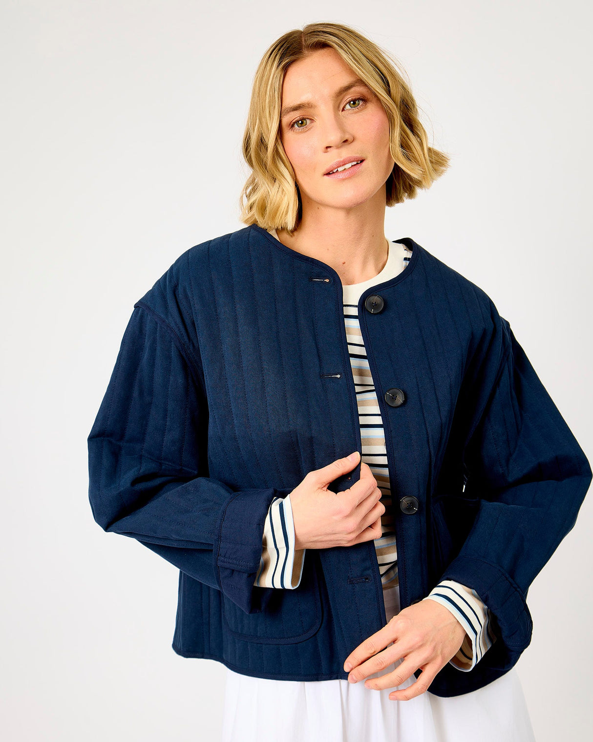 Dark-Sapphire-Malina-Quilted-Cotton-Blend-Jacket