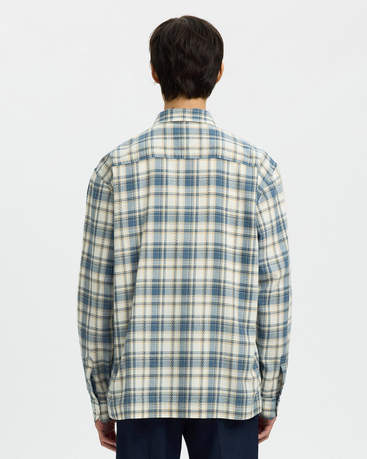 Egret-Check-Landon-Shirt