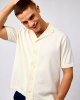 Egret-Detail-Amour-Intarsia-Relaxed-Knit-Short-Sleeve-Shirt