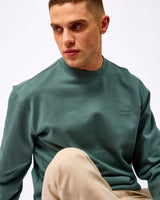 Balsam Green Aron Crew Neck Sweatshirt