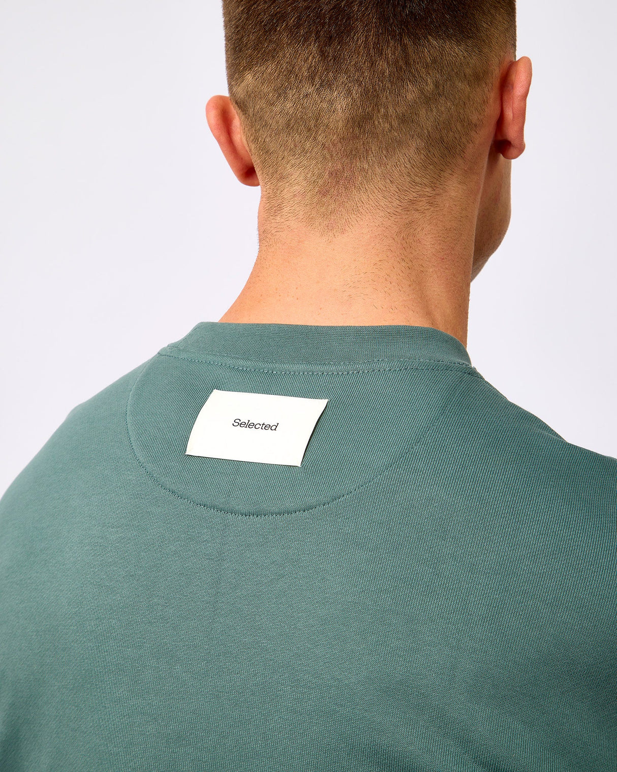 Balsam Green Aron Crew Neck Sweatshirt