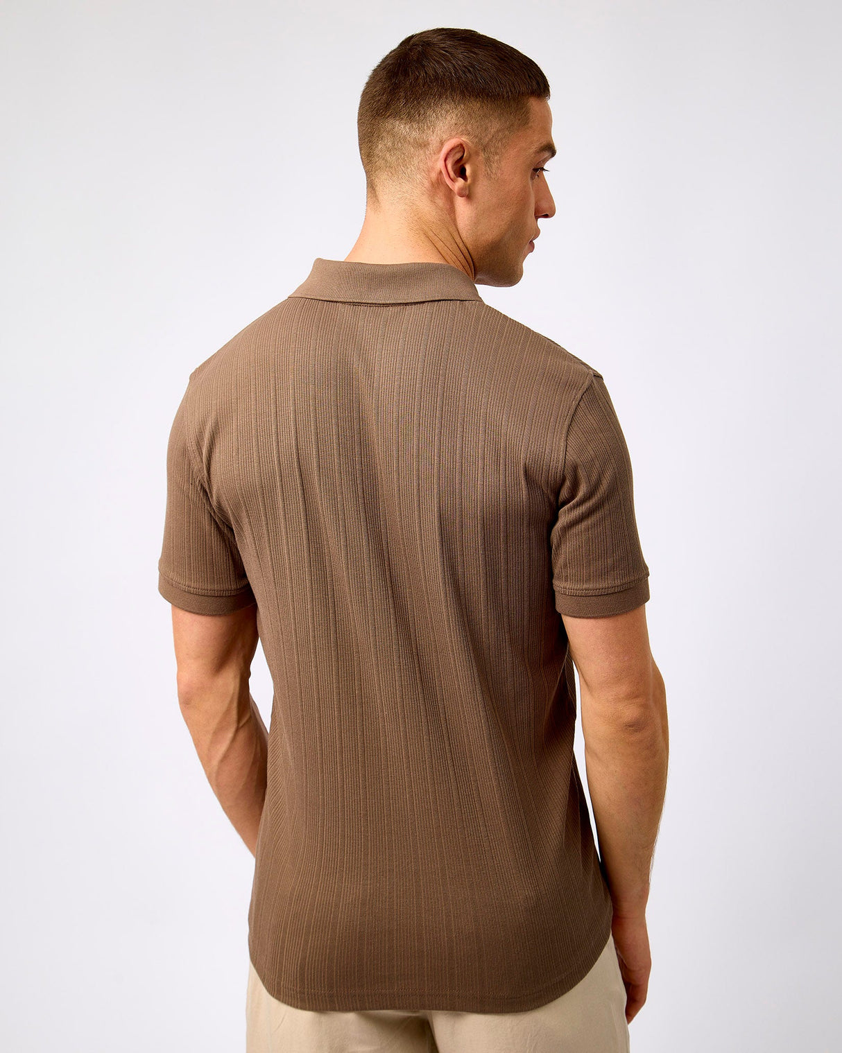 Chocolate Chip Cole Rib Polo T-Shirt