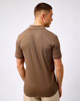 Chocolate Chip Cole Rib Polo T-Shirt