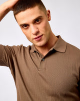 Chocolate Chip Cole Rib Polo T-Shirt