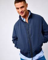 Blue Night Dylan Relaxed Bomber Jacket