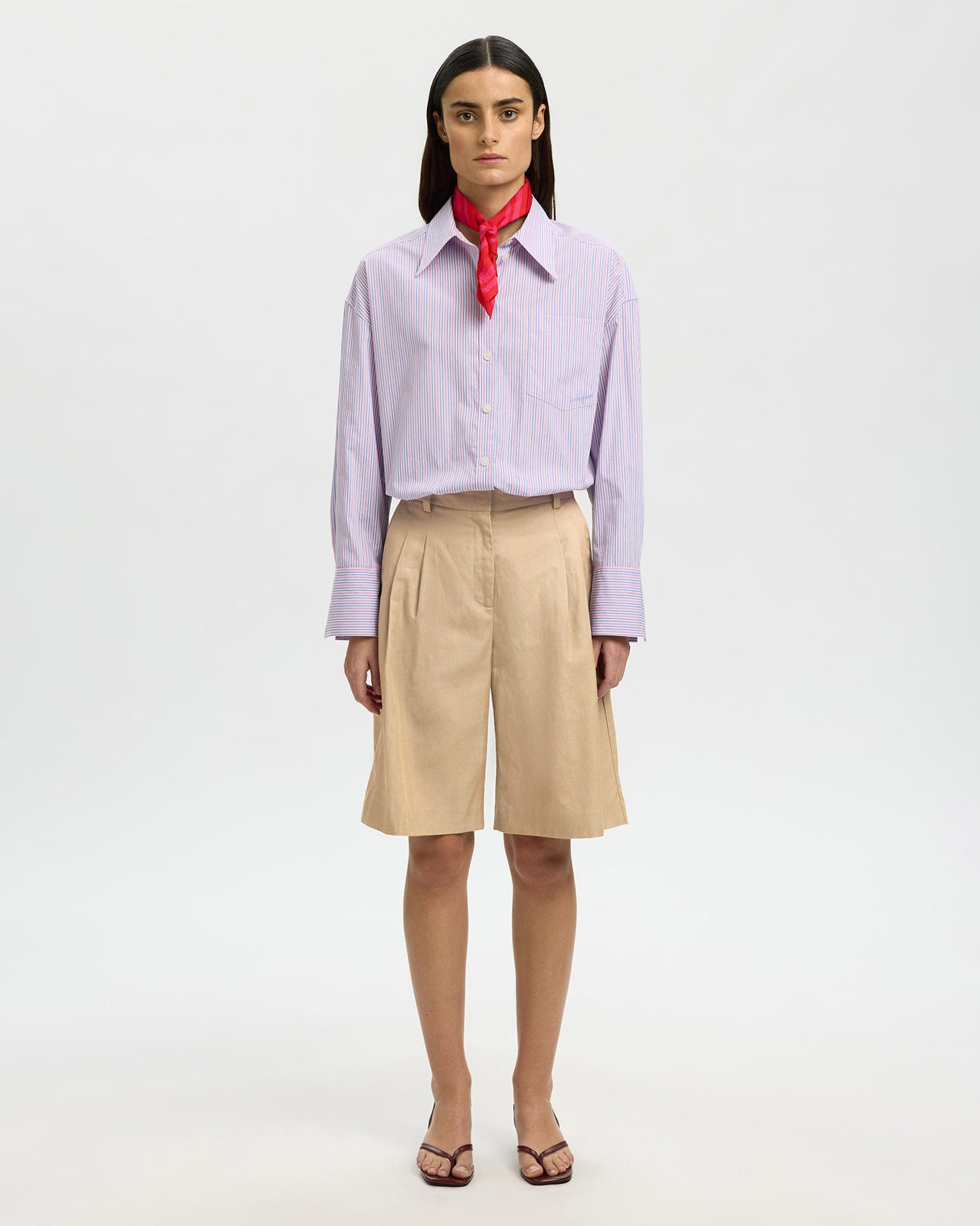 Weathered-Teak-Amour-Wide-Bermuda-Shorts
