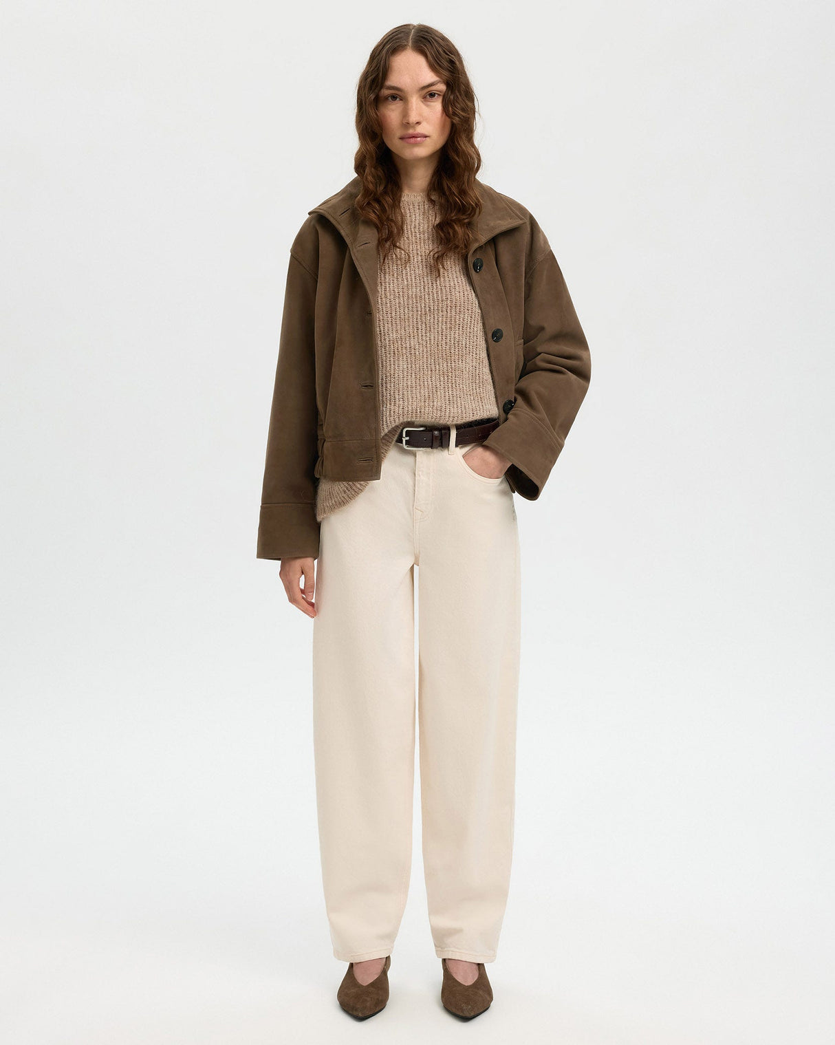 Chocolate Chip Aiden Suede Jacket