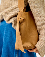 Tan Stella Suede Bag