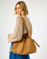 Tan Stella Suede Bag