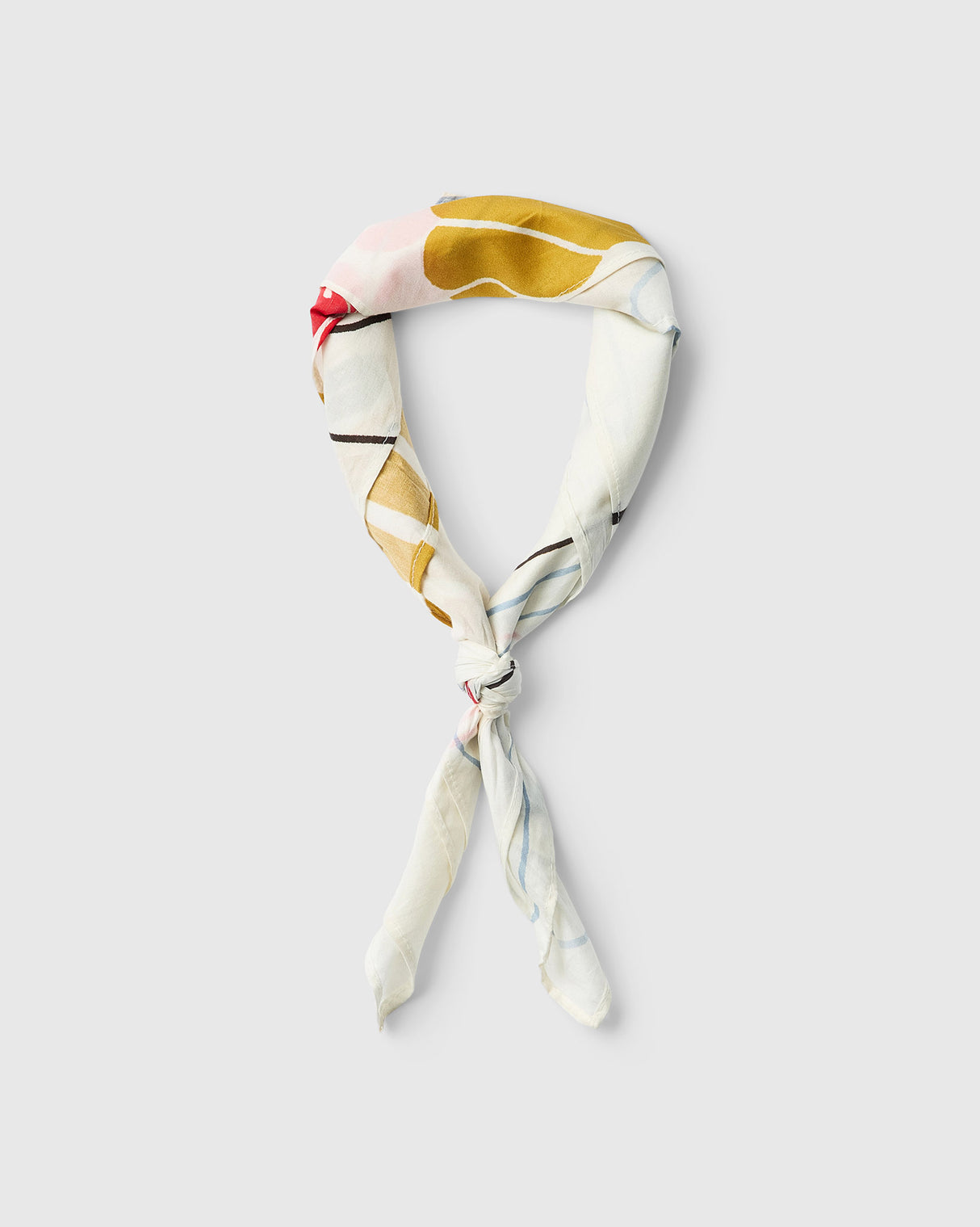 Egret Sara Amour Silk Scarf