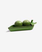 Pea Pod Dolomite Salt & Pepper Shaker Set