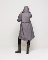 Grey Fishtail Parka Raincoat