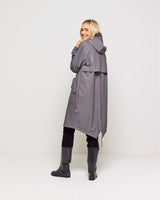 Grey Fishtail Parka Raincoat