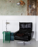 Signal Green Wire Stool