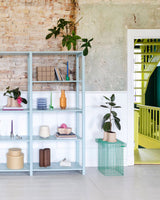 Signal Green Wire Stool