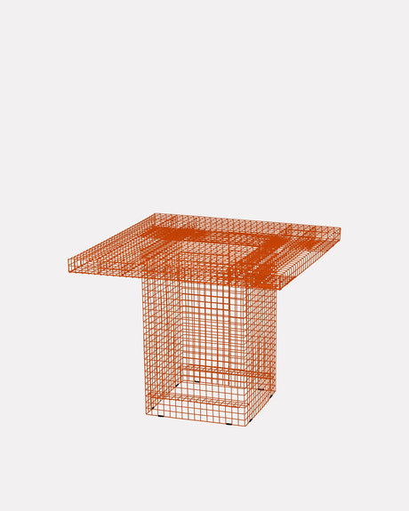 Orange-Large-Wire-Table