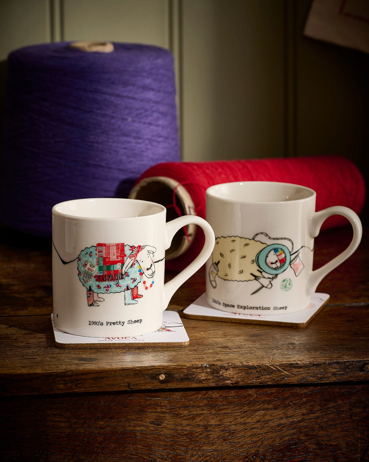 1990's Pretty Sheep Mug