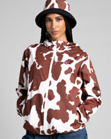 Cow-Print-Passy-Short-Waterproof-Jacket