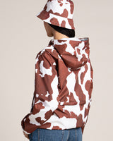 Cow-Print-Passy-Short-Waterproof-Jacket
