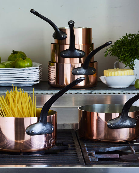 Solid Copper Saucepan - 20cm