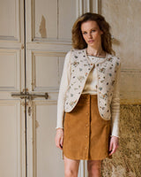 Jaquard Flowers Irtambourne Waistcoat
