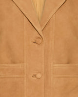 Suede Light Brown Irfunda Jacket