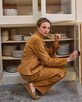 Suede Light Brown Irfunda Jacket
