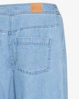 Light Blue Harmony Embroidered Hem Jeans