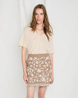 Caribou-Irtash-Embroidered-Mini-Skirt