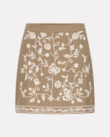 Caribou Irtash Embroidered Mini Skirt