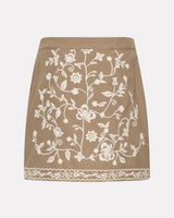 Caribou Irtash Embroidered Mini Skirt