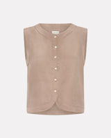 Caribou Irtango Cupro Blend Sleeveless Top