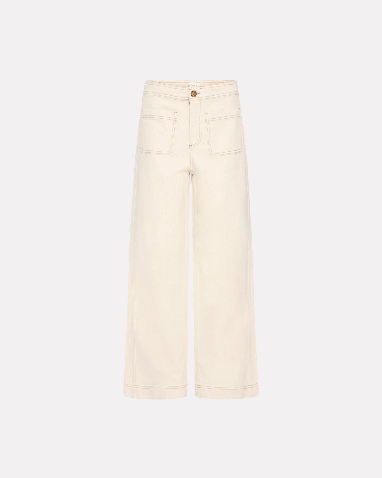 Oyster Grey Irshophie Barrel Leg Jeans