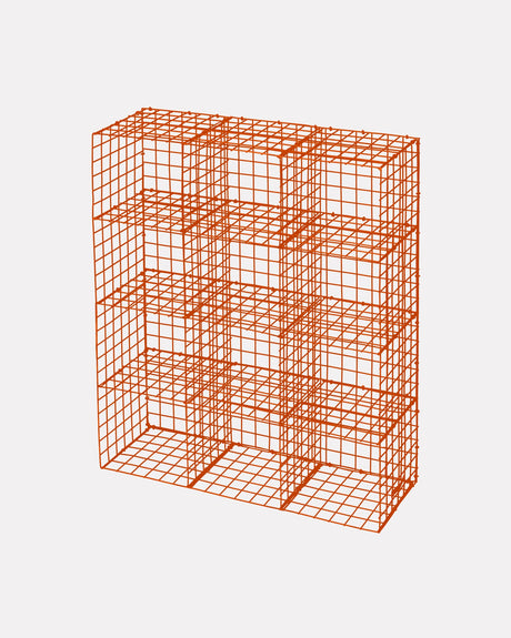 Orange-Small-Wire-Cup-Rack
