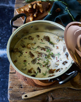 Solid Copper Lidded Casserole Pan