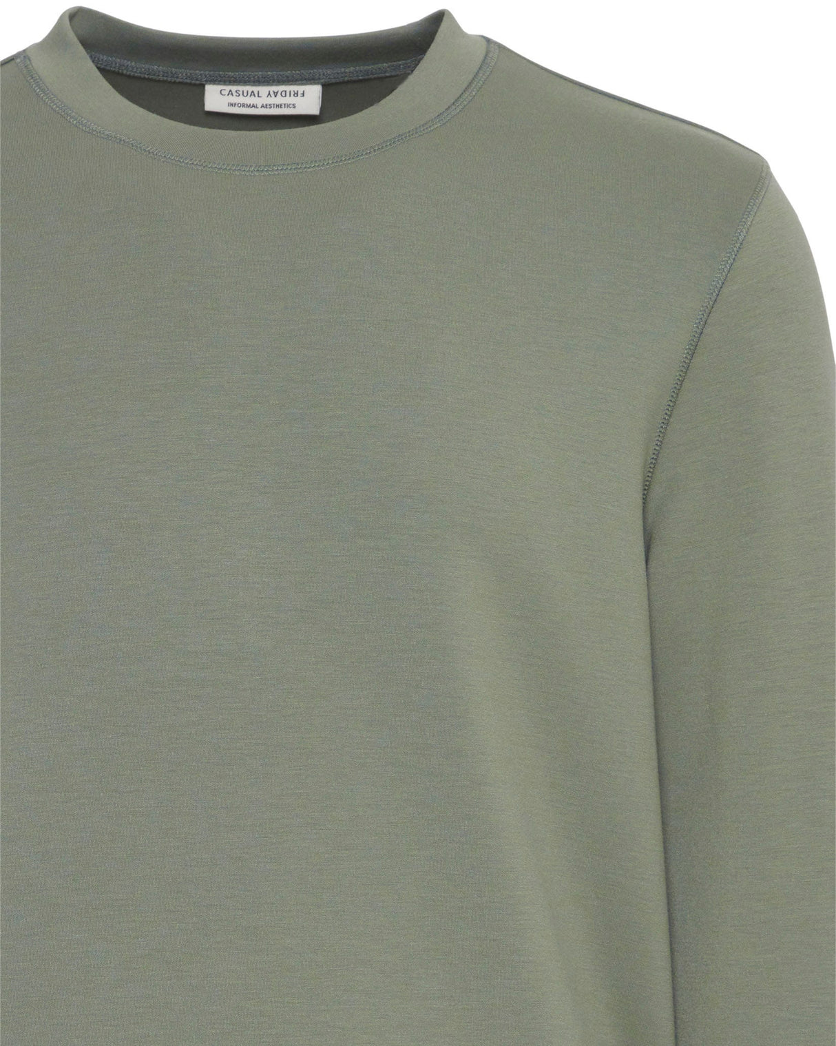 Agave Green Sebastian Crew Neck Sweatshirt