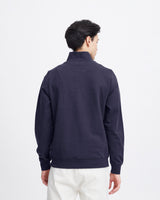 Dark Navy Sebastian Half Zip Sweatshirt