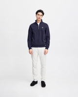 Dark Navy Sebastian Half Zip Sweatshirt