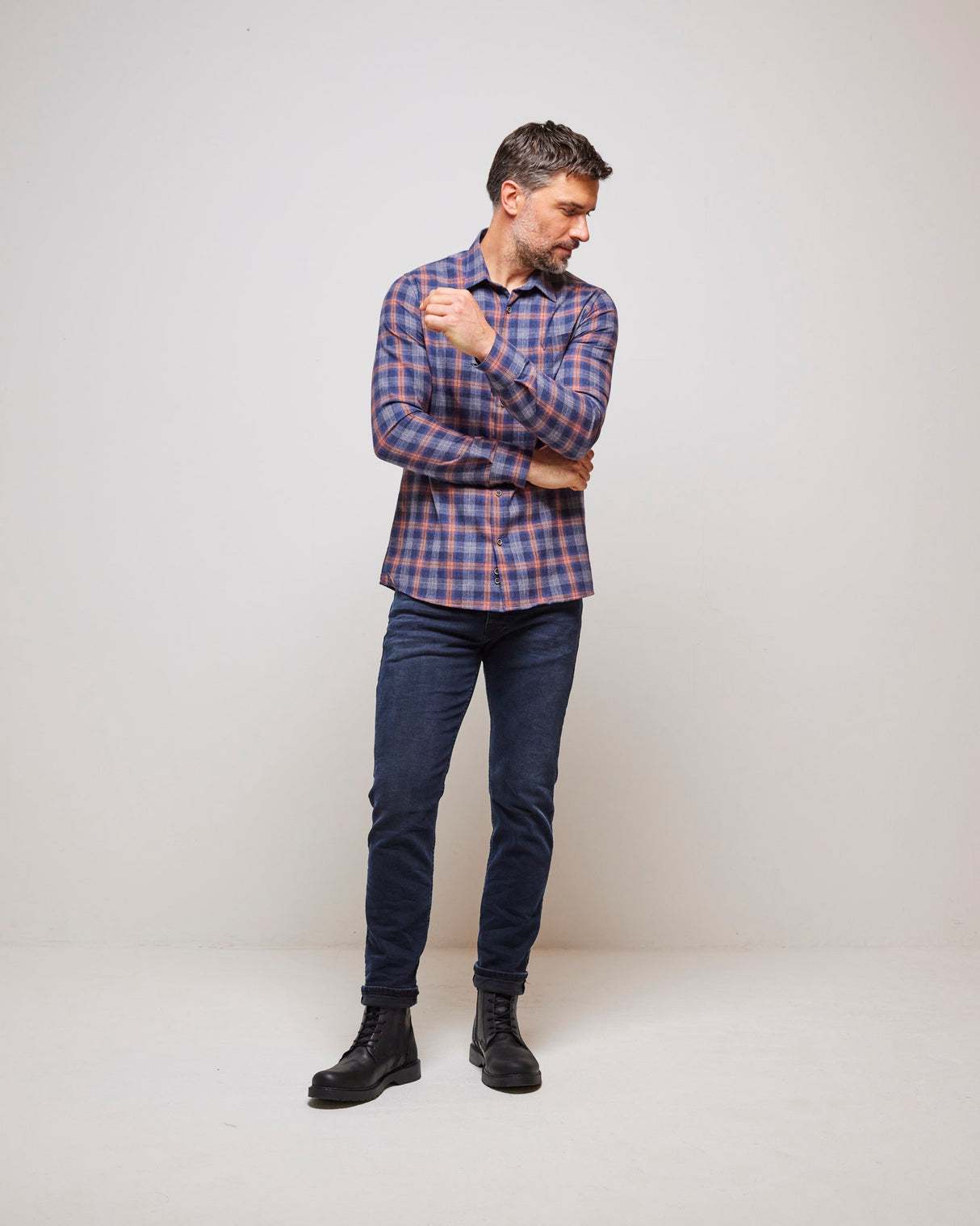 Medium Wash Blue Slim Fit Jeans