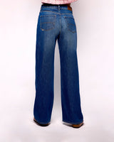 Light Blue Wide Leg High Waisted Jeans