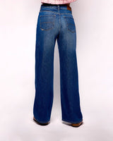 Light Blue Wide Leg High Waisted Jeans