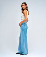 Light Wash Wide Leg Jeans