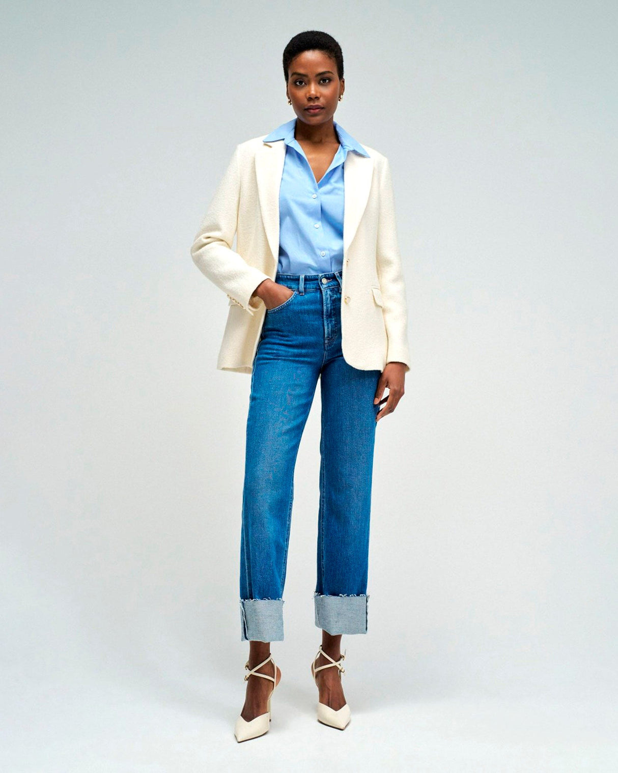 Medium Wash Straight Leg Faith Jeans