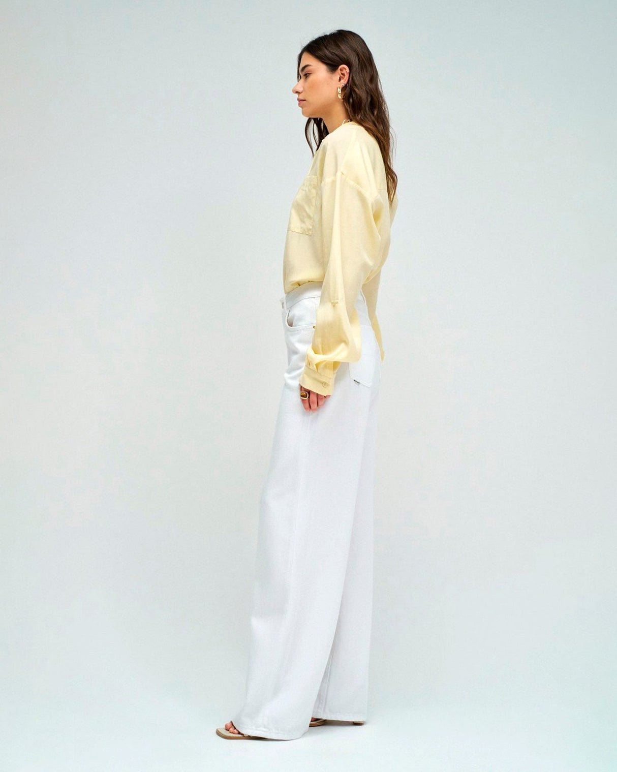White Wide Leg Jeans