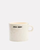 White-Drama-Queen-Stoneware-Mug