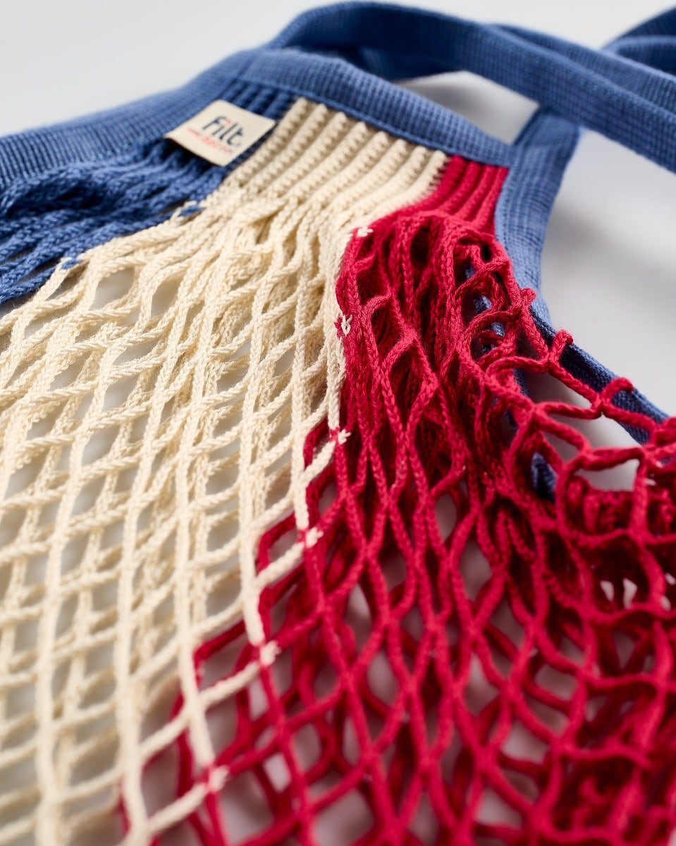 Bleu, Blanc & Rouge Eco Friendly Net Shopping Bag