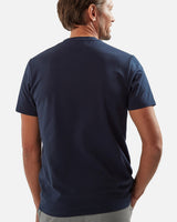 Navy-Casual-Crew-Neck-T-Shirt