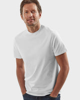 White-Casual-Crew-Neck-T-Shirt