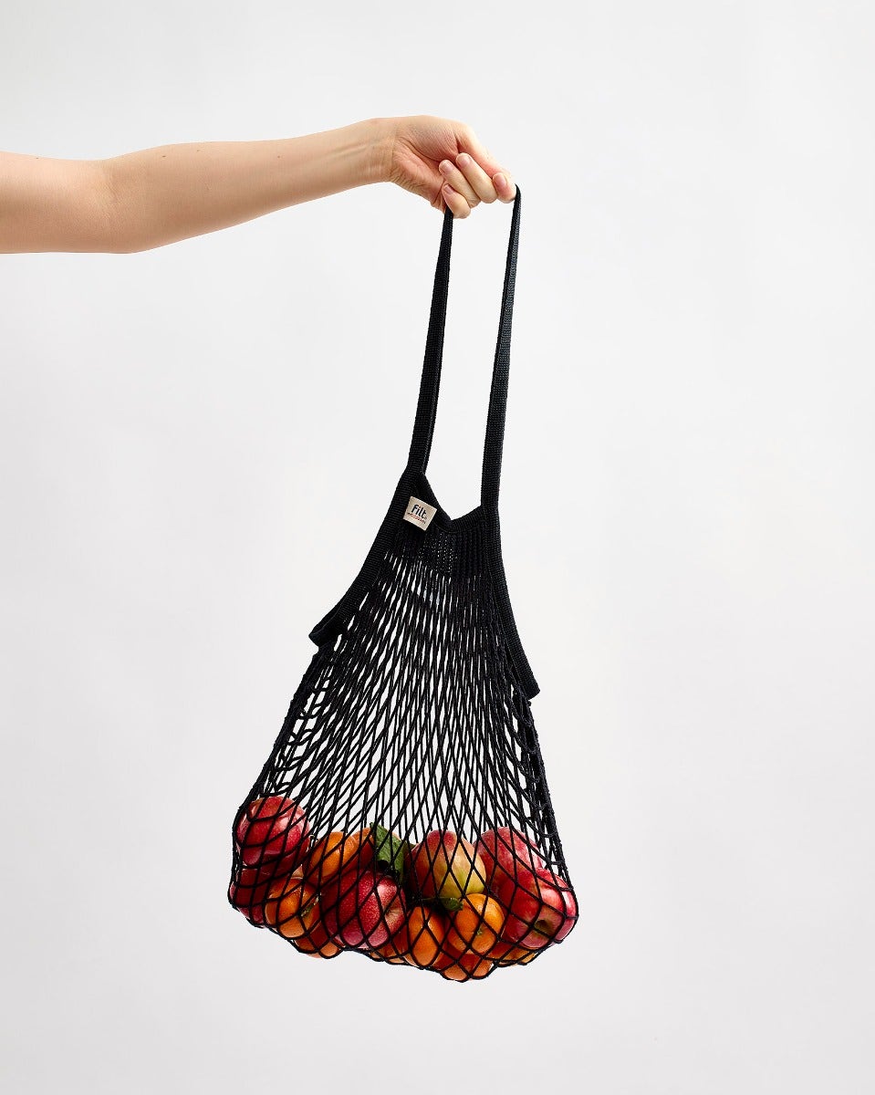 Noir Eco Friendly Net Shopping Bag