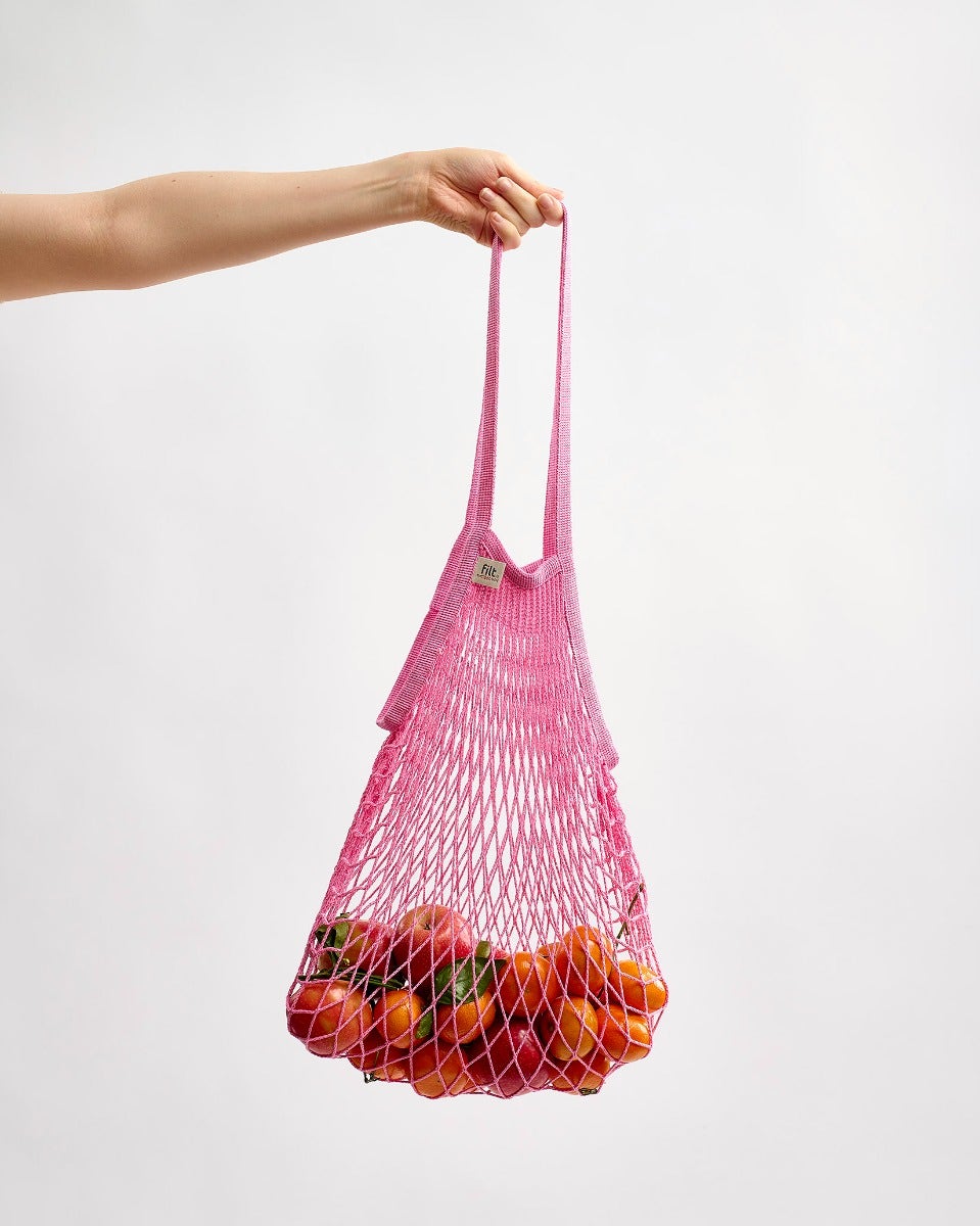 Rose Sorbet Eco Friendly Net Shopping Bag